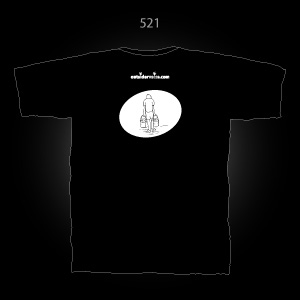 黒いTシャツ521