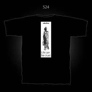 黒いTシャツ524