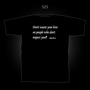 黒いTシャツ525