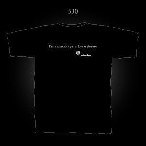 黒いTシャツ530