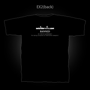 黒いTシャツEX2Back
